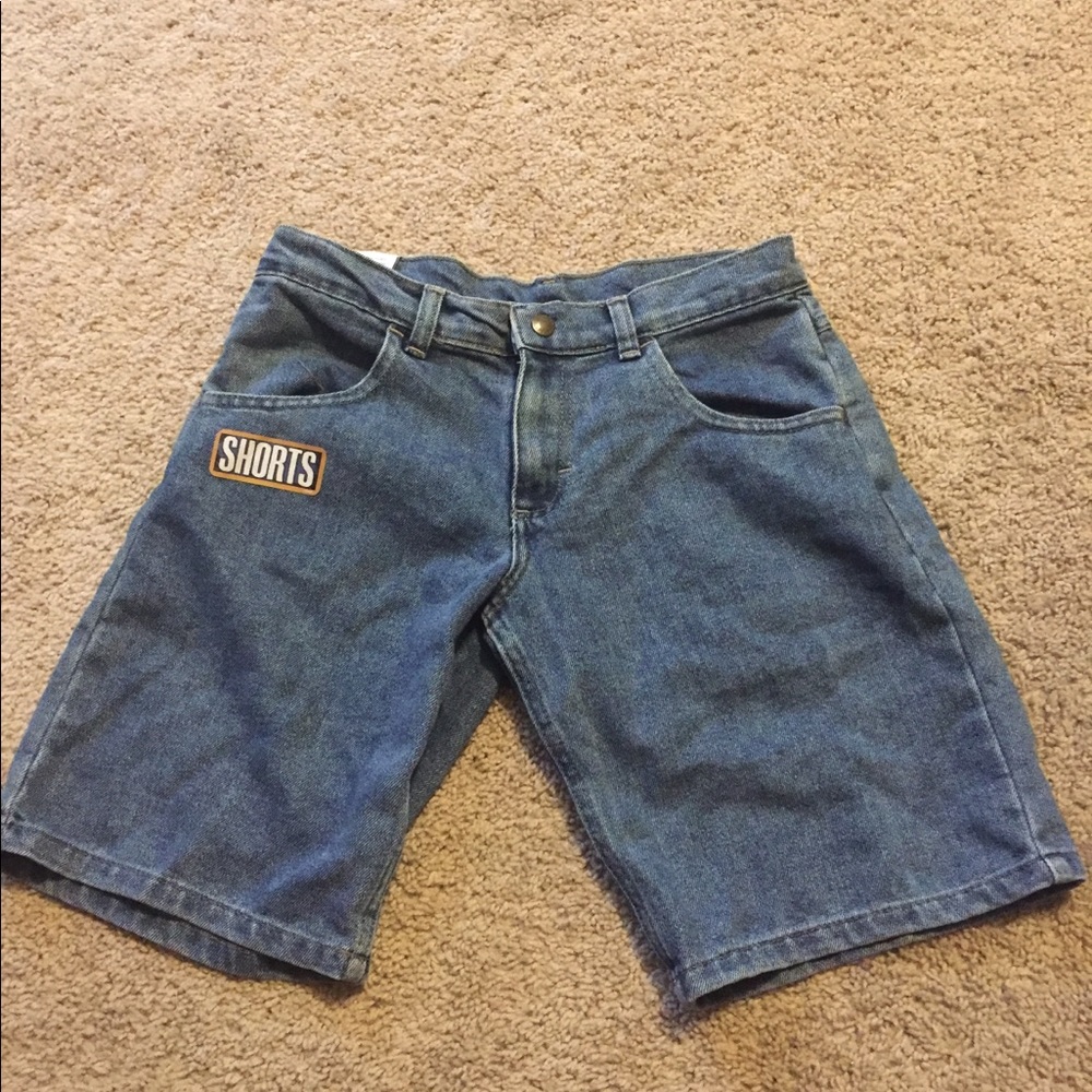 New Rustler Blue Jean Shorts Husky Boys sz 8